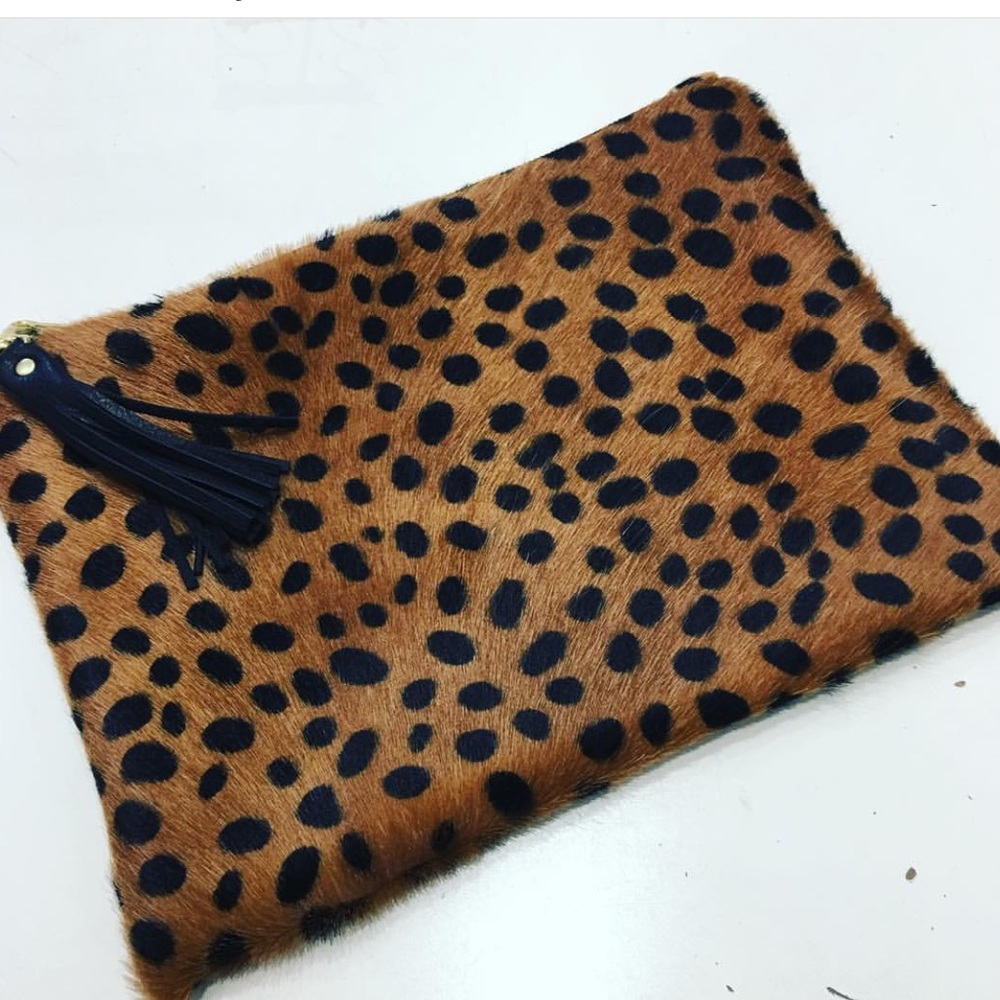 Cheetah Clutch Purse